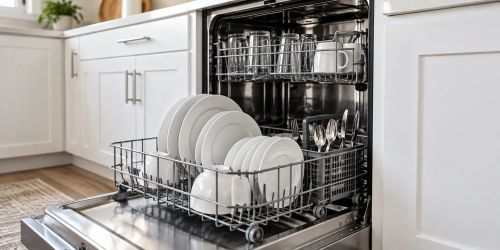 Dishwasher in a home